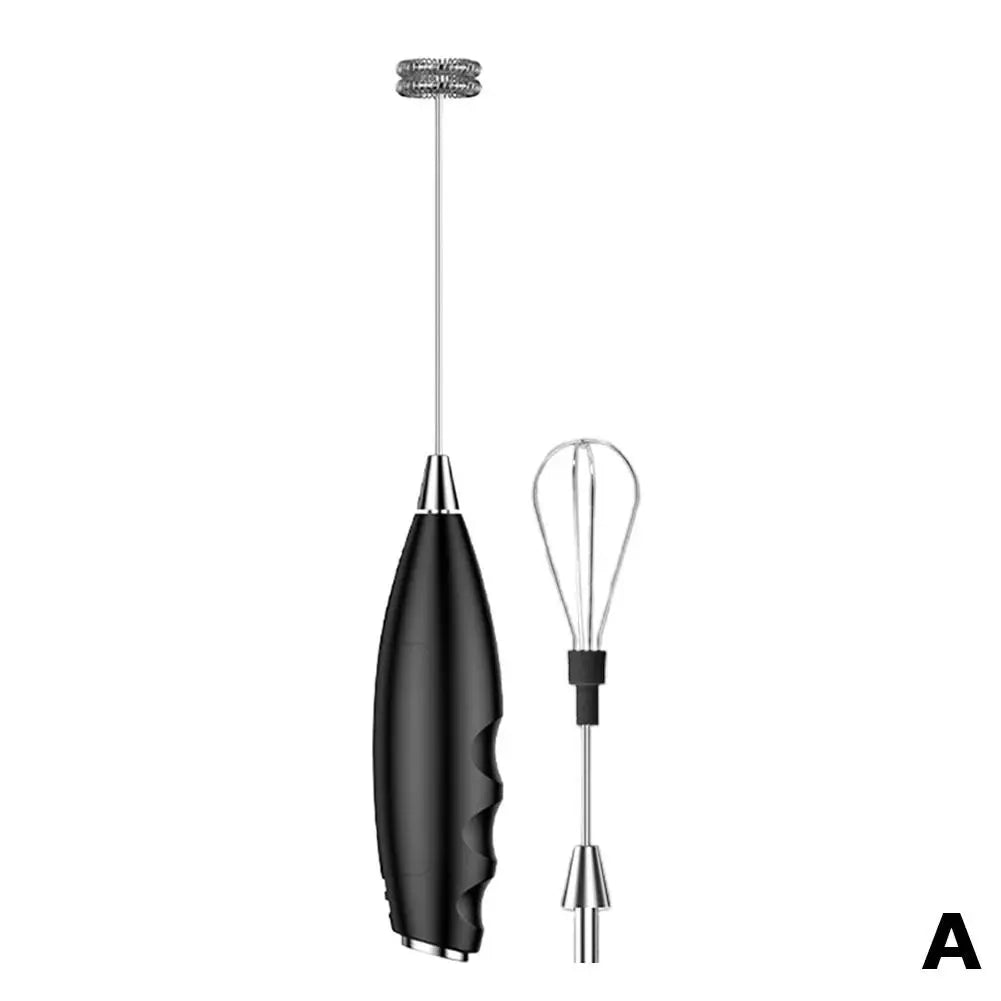 Milk Frother Handheld Foam Maker For Latte Mini Whisk Coffee Cappuccino Frappe Matcha Hot Chocolate Egg Beater Electric Mixer