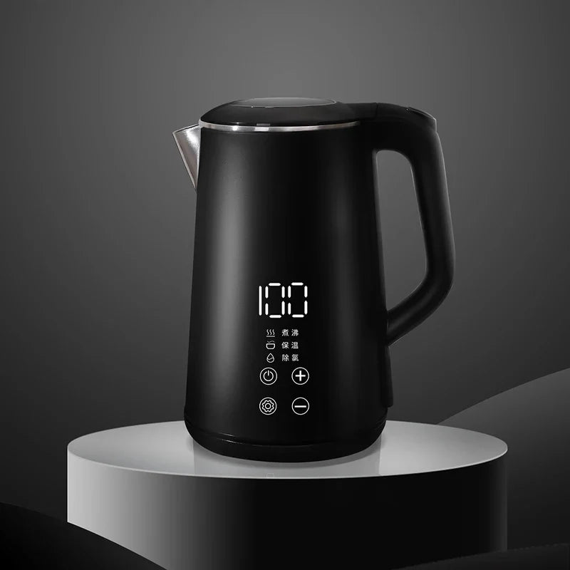 Electric Kettle 1.6L Large Capacity Thermostatic Kettle Automatic Heat Preservation Teapot 304 Stainless Steel Liner Health Pot