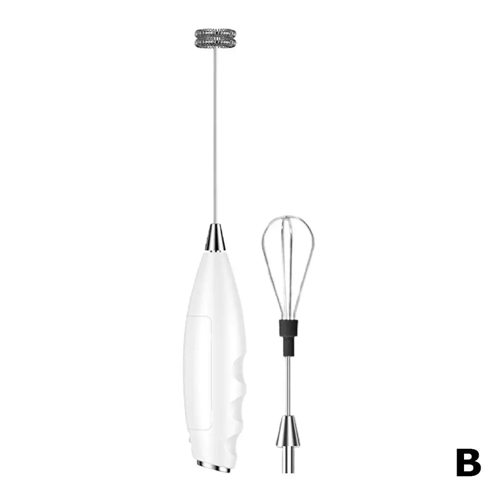 Milk Frother Handheld Foam Maker For Latte Mini Whisk Coffee Cappuccino Frappe Matcha Hot Chocolate Egg Beater Electric Mixer