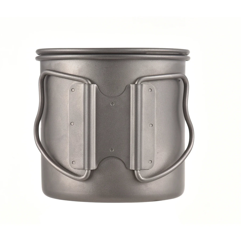 400ml Pour Over Kettle Gooseneck Coffee Kettle Ti Folding Handle  Kettle with Lid and Beer Cup Gooseneck Pour Over Kettle