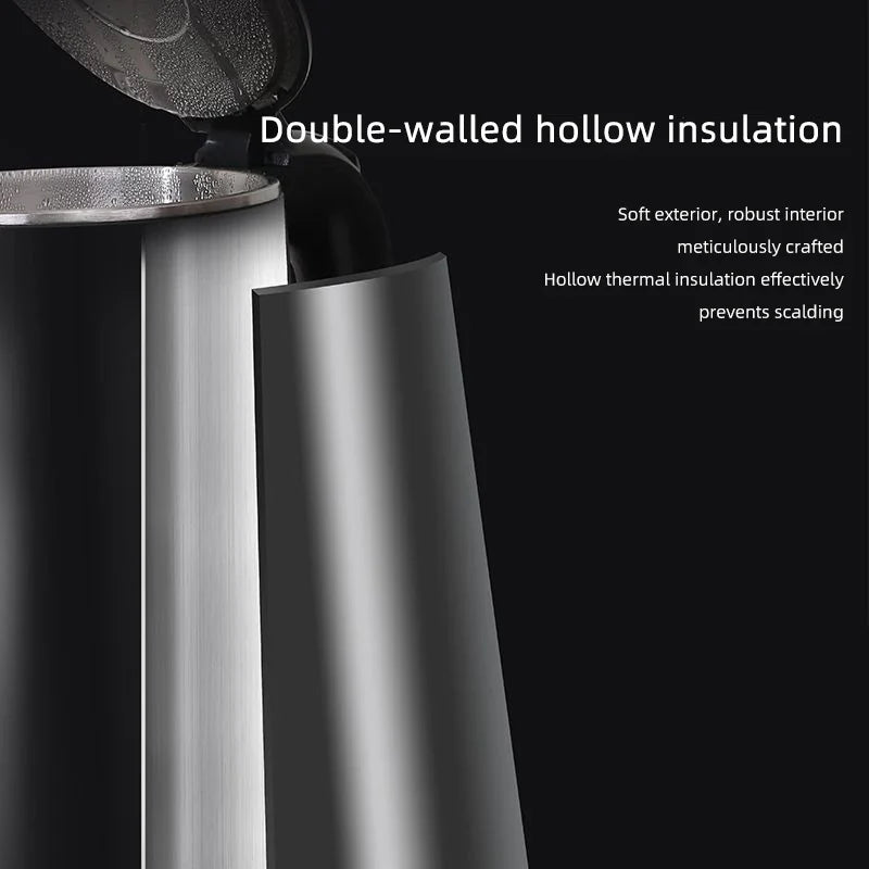 Electric Kettle 1.6L Large Capacity Thermostatic Kettle Automatic Heat Preservation Teapot 304 Stainless Steel Liner Health Pot